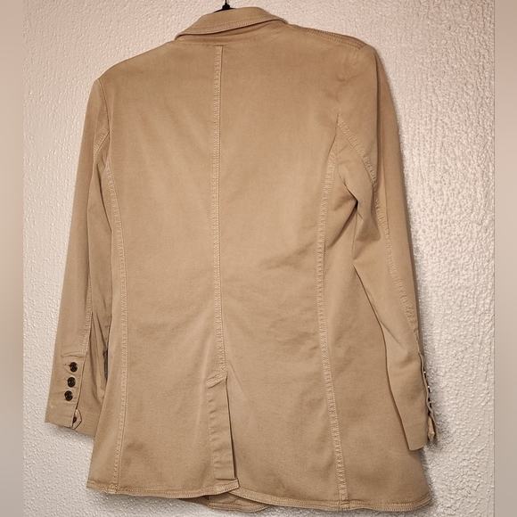 Current/Elliott Highball Blazer Size 2 Light Kelp Khaki - Picture 4 of 6